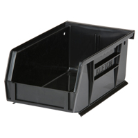 Stack & Hang Bin, 4-1/8" W x 3" H x 7-3/8" D, Black Maritime Industrial Rubber
