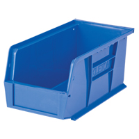 Stack & Hang Bin, 5-1/2" W x 5" H x 10-7/8" D, Blue Maritime Industrial Rubber