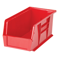 Stack & Hang Bin, 5-1/2" W x 5" H x 10-7/8" D, Red Maritime Industrial Rubber