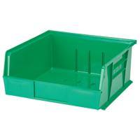 Stack & Hang Bin, 11" W x 5" H x 10-7/8" D, Green Maritime Industrial Rubber