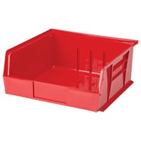Stack & Hang Bin, 11" W x 5" H x 10-7/8" D, Red Maritime Industrial Rubber