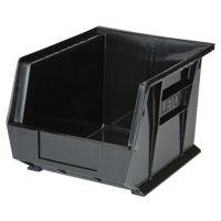 Stack & Hang Bin, 8-1/4" W x 7" H x 10-3/4" D, Black Maritime Industrial Rubber