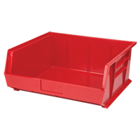 Stack & Hang Bin, 16-1/2" W x 7" H x 14-3/4" D, Red Maritime Industrial Rubber