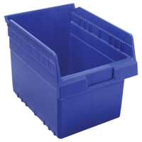 Bacs pour &eacute;tag&egrave;re Store-Max, 8-3/8" la x 8" H x 11-5/8" p, Bleu, Capacit&eacute; 44 lb Maritime Industrial Rubber