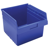 Bacs pour &eacute;tag&egrave;re Store-Max, 11-1/8" la x 8" H x 11-5/8" p, Bleu, Capacit&eacute; 44 lb Maritime Industrial Rubber