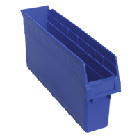 Bacs pour &eacute;tag&egrave;re Store-Max, 4-3/8" la x 8" H x 17-7/8" p, Bleu, Capacit&eacute; 56 lb Maritime Industrial Rubber