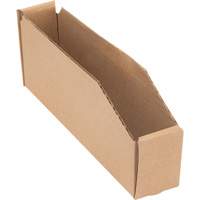 Boîtes profondes en carton ondul&eacute;, 1-15/16" la x 11-1/4" p x 4-1/2" h, Beige Maritime Industrial Rubber