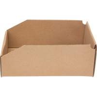 Boîtes profondes en carton ondul&eacute;, 7-5/8" la x 11-5/16" p x 4-1/2" h, Beige Maritime Industrial Rubber