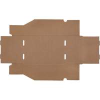 Boîtes profondes en carton ondul&eacute;, 7-5/8" la x 11-5/16" p x 4-1/2" h, Beige Maritime Industrial Rubber