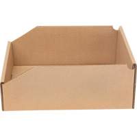 Boîtes profondes en carton ondul&eacute;, 11-3/4" la x 11-1/4" p x 4-1/2" h, Beige Maritime Industrial Rubber