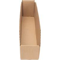 Boîtes profondes en carton ondul&eacute;, 1-7/8" la x 17-1/8" p x 4-1/2" h, Beige Maritime Industrial Rubber