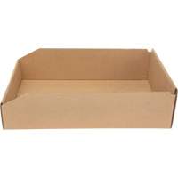 Boîtes profondes en carton ondul&eacute;, 11-3/4" la x 17-1/4" p x 4-1/2" h, Beige Maritime Industrial Rubber