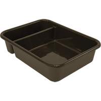 Bac d'entreposage tout usage &agrave; compartiment, 5" ha x 15" p x 20" lo, Plastique, Brun Maritime Industrial Rubber