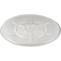 Protective Drum Lids, Closed Top, Fits: 55 US gal (45 imp. gal.), Clear Maritime Industrial Rubber