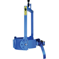 Ensemble de l&egrave;ve-baril manuel inclinable, Baril de 55 gal. US (45 gal. imp.), Capacit&eacute; 800 lb/363 kg Maritime Industrial Rubber