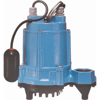 Pompes de puisard/pour effluents pour temp&eacute;ratures &eacute;lev&eacute;es, 50 gal./h, 115 V, 10,1 A, 1/3 CV Maritime Industrial Rubber