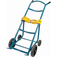 Drum Hand Truck , Steel Construction, 25 - 55 US Gal. (20 - 45 Imperial Gal.) Maritime Industrial Rubber