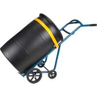 Drum Hand Truck , Steel Construction, 25 - 55 US Gal. (20 - 45 Imperial Gal.) Maritime Industrial Rubber
