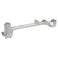 Cl&eacute;s universelles anti&eacute;tincelles pour barils, Poign&eacute;e 15-1/2", Alliage de zinc aluminium Maritime Industrial Rubber