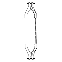 Heavy-Duty Bonding & Grounding Wire Assemblies - Two Hand Clamp Connectors Maritime Industrial Rubber