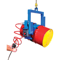 BASCULE BARIL POUDRE MOTEUR AIR, Baril de 55 gal. US (45 gal. imp.), Capacit&eacute; 1500 lb/680 kg Maritime Industrial Rubber