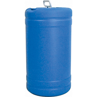 Polyethylene Drums -Tight Head, 15 US gal. (12.49 imp. Gal.), Closed Top, Blue Maritime Industrial Rubber