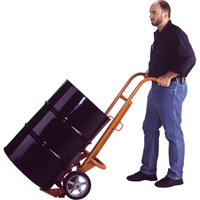Ergonomic Drum Trucks, Steel Construction, 55 - 85 US Gal. (45 - 70 Imperial Gal.) Maritime Industrial Rubber