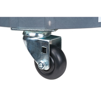 Leak Containment Drum Dolly, 24.25" dia. X 7.625" H, 1.5 US Gal. Spill Cap. Maritime Industrial Rubber