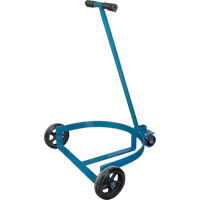 Diable surbaiss&eacute; pour barils, Fabriqu&eacute; en Acier, 55 gal. US (45 gal. imp.) Maritime Industrial Rubber