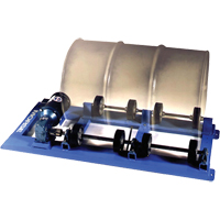 M&eacute;langeur rotatif stationnaire &agrave; baril unique, 55 gal. US (45 gal. imp.) Capacit&eacute;, Vitesse fixe, 0,5 CV Maritime Industrial Rubber