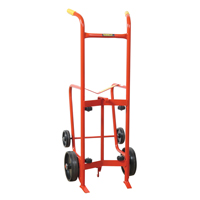 30BTW Standard Series Drum Truck , Steel Construction, 30 - 85 US Gal. (25 - 70 Imperial Gal.) Maritime Industrial Rubber