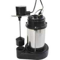 Stainless Steel Housing-Cast Iron Base Sump Pump, 1/3 HP, 3630 GPH Flow Rate Maritime Industrial Rubber