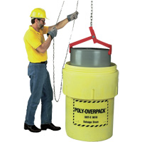 L&egrave;ve-baril, Baril de 85 gal. US (70 gal. imp.), Capacit&eacute; 1000 lb/454 kg Maritime Industrial Rubber