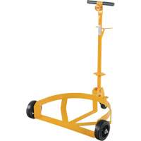 Chariot &agrave; profil bas pour barils, Fabriqu&eacute; en Acier, 30 - 55 gal. US (25 - 45,8 gal. imp.) Maritime Industrial Rubber