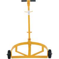 Chariot &agrave; profil bas pour barils, Fabriqu&eacute; en Acier, 30 - 55 gal. US (25 - 45,8 gal. imp.) Maritime Industrial Rubber