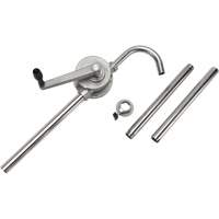 Rotary Type Drum Pump, Stainless Steel, Fits 55 Gal., 12 oz./Stroke Maritime Industrial Rubber