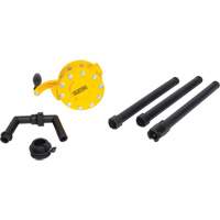 Rotary Type Drum Pump, Polypropylene, Fits 15 - 55 US Gal., 8 oz./Stroke Maritime Industrial Rubber