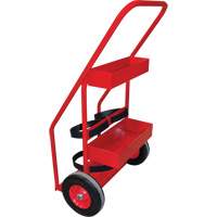 Hot Works Fire Prevention Cart, Semi-Pneumatic Wheels, 17.75" W x 8.9" L Base, 100 lbs. Maritime Industrial Rubber