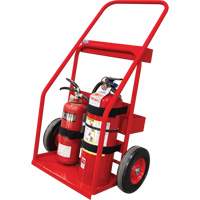 Hot Works Fire Prevention Cart, Semi-Pneumatic Wheels, 17.75" W x 8.9" L Base, 100 lbs. Maritime Industrial Rubber