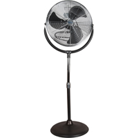Ventilateur sur pi&eacute;destal haute vitesse, Commercial, 3 Vitesses, Diam&egrave;tre de 20" Maritime Industrial Rubber
