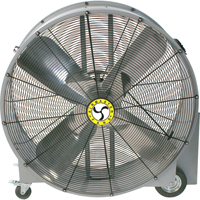 Ventilateurs tambour &agrave; entraînement par courroie, Industriel, 2 vitesses, Diam&egrave;tre de 42" Maritime Industrial Rubber