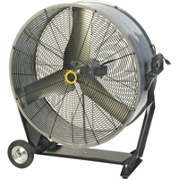 Ventilateurs tambours 4-in-1 &agrave; entraînement direct, Industriel, 3 vitesses, Diam&egrave;tre de 30" Maritime Industrial Rubber