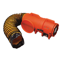 ALLEGRO INDUSTRIES 8" Plastic COM-PAX-IAL Blowers, 1/3 HP, 831 CFM Maritime Industrial Rubber