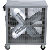 Ventilateur &agrave; filtre mobile et robuste &agrave; entraînement direct, 2 Vitesses Maritime Industrial Rubber