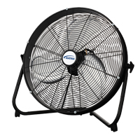 Ventilateur de plancher &agrave; haute v&eacute;locit&eacute;, Commercial, 3 vitesses, Diam&egrave;tre de 20" Maritime Industrial Rubber