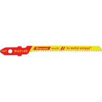 Unified Shank&reg; Jig Saw Blades, Bi-Metal, 2" L, 14 TPI Maritime Industrial Rubber