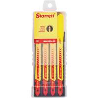 Unified Shank&reg; Jig Saw Blades, Bi-Metal, 4" L, 10-14 TPI Maritime Industrial Rubber