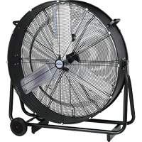 Light Industrial Direct-Drive Slim Drum Fan, Industrial, 2 Speed, 30" Diameter Maritime Industrial Rubber