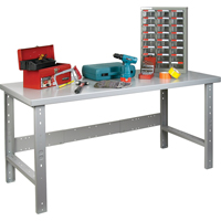 Pre-Designed Workbench, 72" W x 30" D x 34" H, 2500 lbs. Capacity Maritime Industrial Rubber