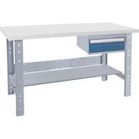 Pre-Designed Workbench, 72" W x 30" D x 34" H, 2500 lbs. Capacity Maritime Industrial Rubber
